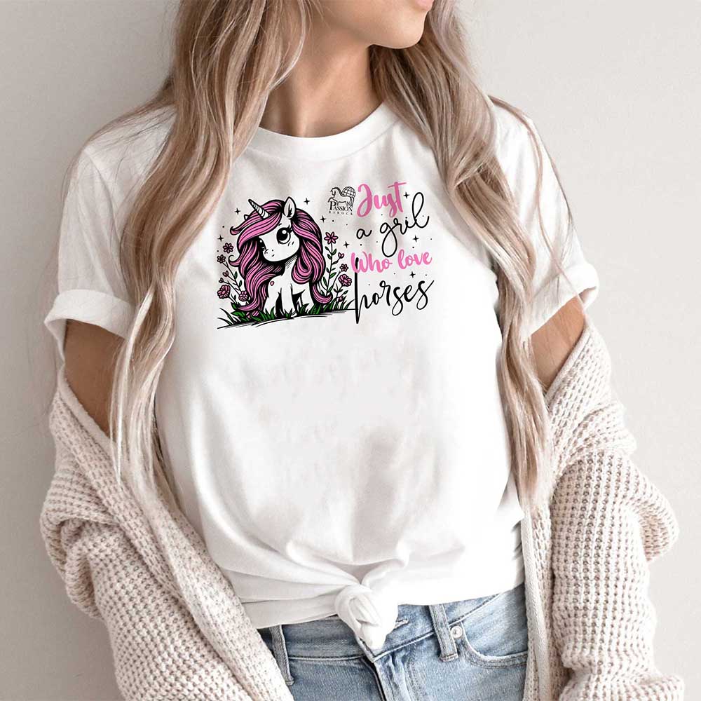 T-Shirt Passion Barock - Just a Girl who Love - Passion Barock